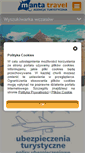 Mobile Screenshot of mantatravel.pl